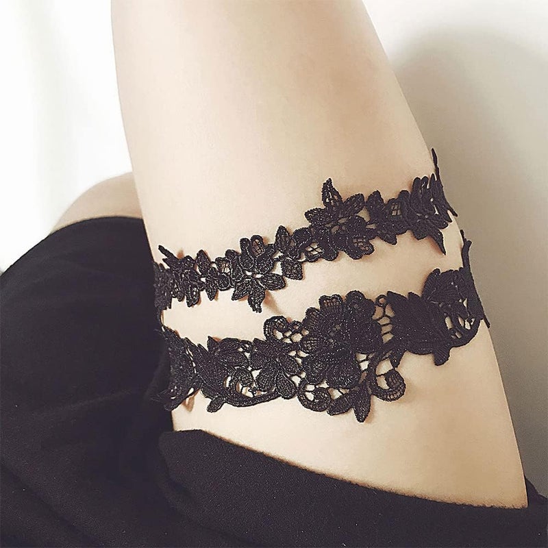 WAMSOLE Lace Bridal Garter Belt - White Wedding Garter Accessory - Image 2